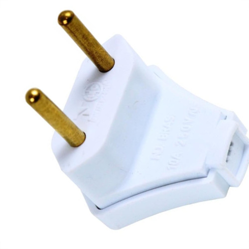 Pino Triangulo 2 Polos Perlex Macico Branco 2044Brc/10 - Kit C/10 Pino Triangulo 2 Polos Perlex Macico Branco 2044Brc/10 - Kit C/10