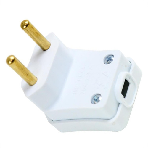 Pino Prensa Cabo Perlex 2 Polos 20A Branco 2058Brc/10 - Kit C/10 Pino Prensa Cabo Perlex 2 Polos 20A Branco 2058Brc/10 - Kit C/10