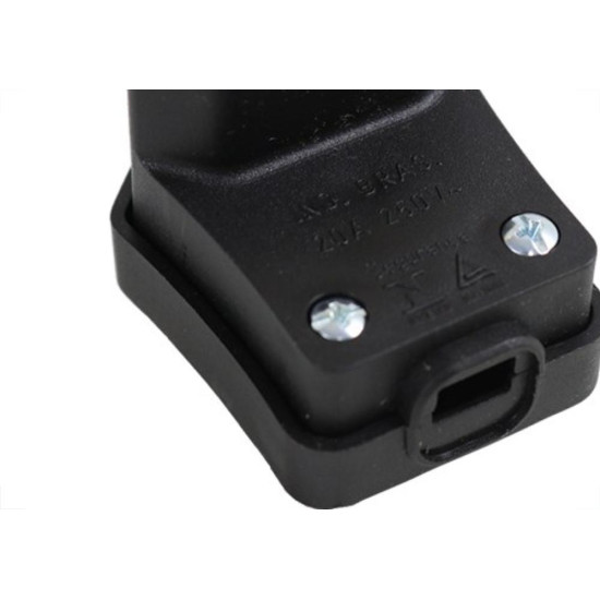 Pino Prensa Cabo Perlex 2 Polos 20A Preto 2058Prc/10 - Kit C/10 Pino Prensa Cabo Perlex 2 Polos 20A Preto 2058Prc/10 - Kit C/10