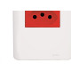 Kit C/5 - Conjunto Perlex Aros 4X2 Branco Com Placa(1Toma...