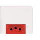 Kit C/5 - Conjunto Perlex Aros 4X2 Branco Com Placa(1Toma...