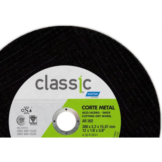 Discode Corte Para Ferro Norton 302 Classic 12X1/8X5/8 