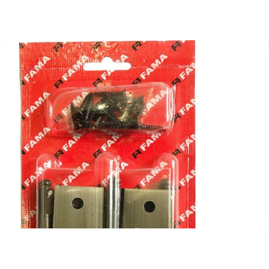 Dobradica Fama 1525 Fox 3.1/2X3 Com Anel Blister 3Pecas 