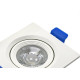Spot Led Jng Quadrado Branco 05W 6500K Embutir 55310 Spot Led Jng Quadrado Branco 05W 6500K Embutir 55310