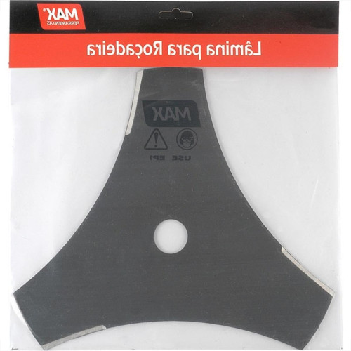 Lamina Rocadeira 3Ponta Max Furo 20Mm 25Cm 65250 Lamina Rocadeira 3Ponta Max Furo 20Mm 25Cm 65250