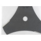 Lamina Rocadeira 3Ponta Max Furo 20Mm 25Cm 65250 Lamina Rocadeira 3Ponta Max Furo 20Mm 25Cm 65250