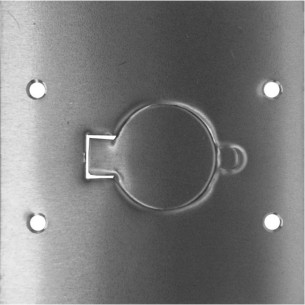 Placa Piso Inox 4X4''Tomada Universal''Com 1 Tampa Unha Pi44Tu Placa Piso Inox 4X4''Tomada Universal''Com 1 Tampa Unha Pi44Tu