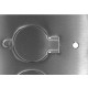 Placa Piso Inox 4X4''Tomada Universal''Com 2 Tampa Unha Pi442U