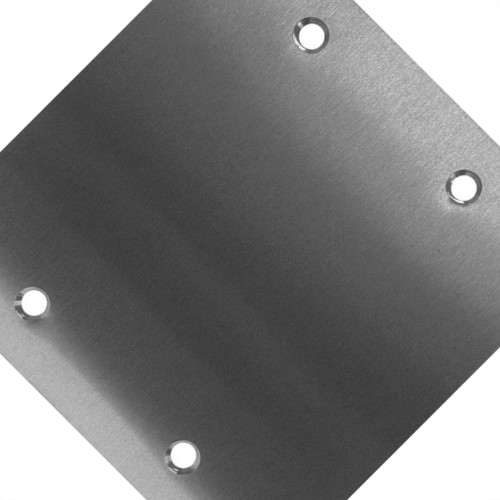 Placa Piso Aluminio Stamplac 4X4 Cega Pa4400 Placa Piso Aluminio Stamplac 4X4 Cega Pa4400
