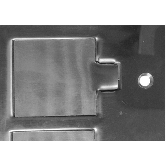 Placa Piso Aluminio 4X4 Unha 1 Telebras Pa44Tb Placa Piso Aluminio 4X4 Unha 1 Telebras Pa44Tb