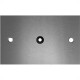 Placa Piso Aluminio 4X2 Com Furo Pa42F Placa Piso Aluminio 4X2 Com Furo Pa42F
