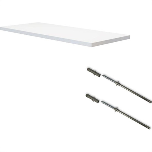 Prateleira Multiivisao Suporte Invisivel 25X 60 Branca Pbs-2560-Uv-Br Prateleira Multiivisao Suporte Invisivel 25X 60 Branca Pbs-2560-Uv-Br