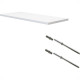 Prateleira Multiivisao Suporte Invisivel 25X 60 Branca Pbs-2560-Uv-Br Prateleira Multiivisao Suporte Invisivel 25X 60 Branca Pbs-2560-Uv-Br