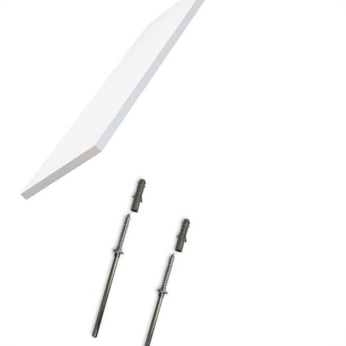 Prateleira Multiivisao Suporte Invisivel 25X 60 Branca Pbs-2560-Uv-Br Prateleira Multiivisao Suporte Invisivel 25X 60 Branca Pbs-2560-Uv-Br