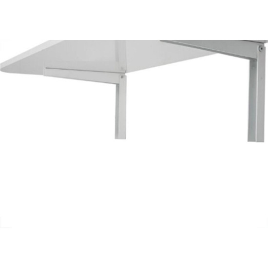 Mesa Dobravel Multivisao Com Suporte 90X40 Branca Mds-9040-Br