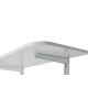 Mesa Dobravel Multivisao Com Suporte 90X40 Branca Mds-9040-Br