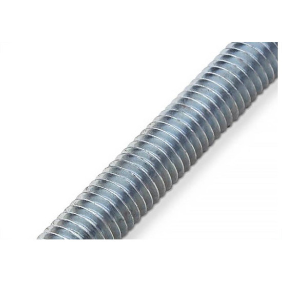 Barra Roscada Zincada  1/4''X1Metro Nc/20 1033 - Kit C/10