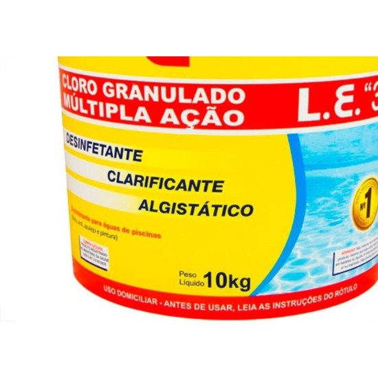 Cloro Genco Granulado 3x1 Multipla Acao 10kg 405248a Cloro Genco Granulado 3x1 Multipla Acao 10kg 405248a