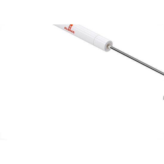 Pistao A Gas Albras Branco 100N Slow 40100