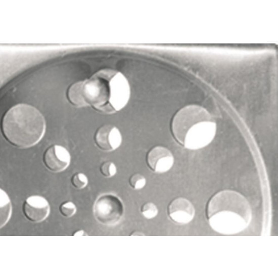 Grelha Inox Overtime Quadrada 10Cm Com Fechamento 200003 Grelha Inox Overtime Quadrada 10Cm Com Fechamento 200003