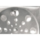 Grelha Inox Overtime Quadrada 10Cm Com Fechamento 200003 Grelha Inox Overtime Quadrada 10Cm Com Fechamento 200003