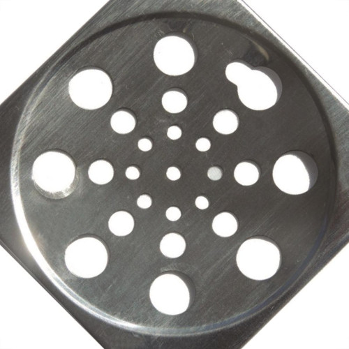 Grelha Inox Overtime Quadrada 10Cm Fixa 200007 Grelha Inox Overtime Quadrada 10Cm Fixa 200007