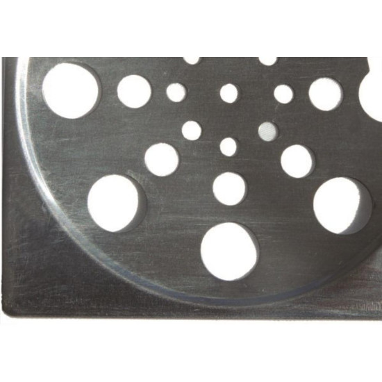Grelha Inox Overtime Quadrada 10Cm Fixa 200007 Grelha Inox Overtime Quadrada 10Cm Fixa 200007