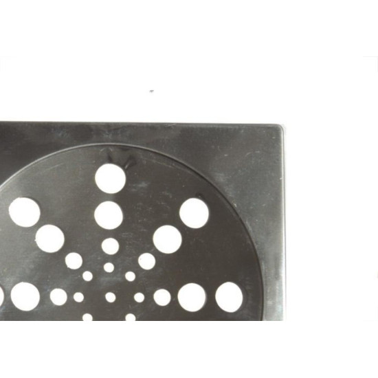 Grelha Inox Overtime Quadrada 15Cm Fixa 200008 Grelha Inox Overtime Quadrada 15Cm Fixa 200008