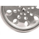 Grelha Inox Overtime Caixilho Redondo 15Cm Fechamento 200010 Grelha Inox Overtime Caixilho Redondo 15Cm Fechamento 200010