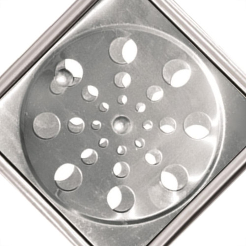 Grelha Inox Overtime Caixilho Quadrada 10Cm Fechamento 200011 Grelha Inox Overtime Caixilho Quadrada 10Cm Fechamento 200011