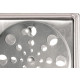 Grelha Inox Overtime Caixilho Quadrada 10Cm Fechamento 200011 Grelha Inox Overtime Caixilho Quadrada 10Cm Fechamento 200011