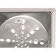Grelha Inox Overtime Caixilho Quadrada 15Cm Fechamento 200012 Grelha Inox Overtime Caixilho Quadrada 15Cm Fechamento 200012