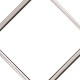 Porta Grelha Inox Overtime Quadrada 15Cm 200016 Porta Grelha Inox Overtime Quadrada 15Cm 200016