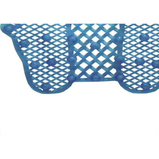 Tapete Overtime Wc Box Pvc Azul 60013 Tapete Overtime Wc Box Pvc Azul 60013