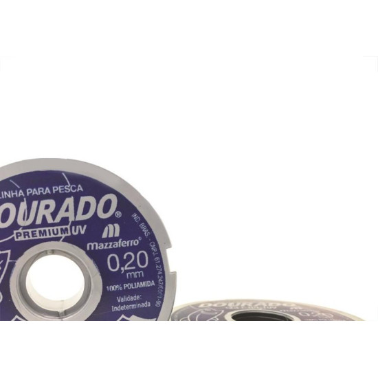 Linha Pesca Mazzaferro Branca 0,20Mm X100M 19Dp1B020 - Kit C/20 Linha Pesca Mazzaferro Branca 0,20Mm X100M 19Dp1B020 - Kit C/20