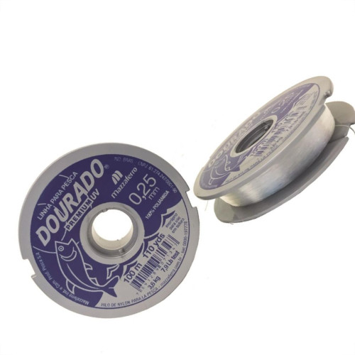 Linha Pesca Mazzaferro Branca 0,25Mm X100M 19Dp1B025 - Kit C/20 Linha Pesca Mazzaferro Branca 0,25Mm X100M 19Dp1B025 - Kit C/20