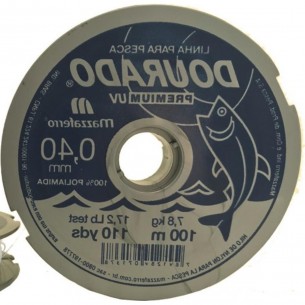 Linha Pesca Mazzaferro Branca 0,40Mm X100M 19Dp1B040 - Kit C/20 