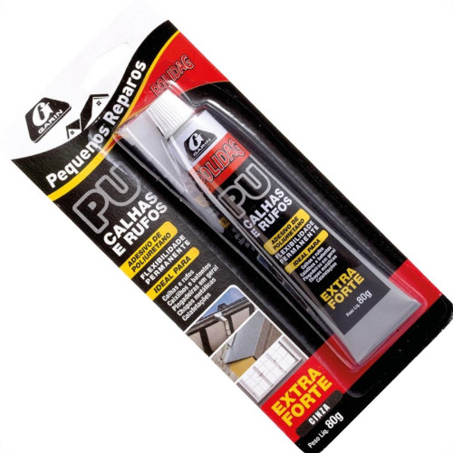 Cola Sela Calha Garin Polidag Pu Cinza 80G Pprc-080 Cola Sela Calha Garin Polidag Pu Cinza 80G Pprc-080