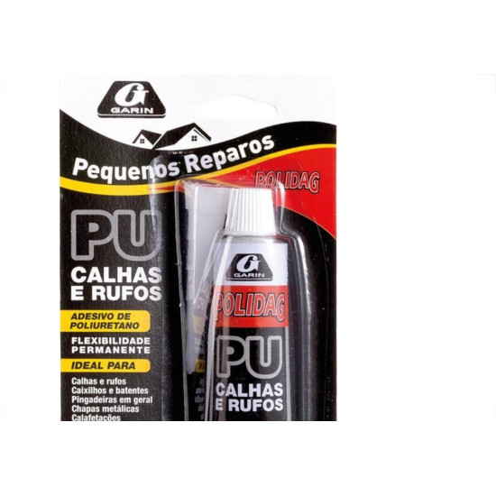 Cola Sela Calha Garin Polidag Pu Cinza 80G Pprc-080 Cola Sela Calha Garin Polidag Pu Cinza 80G Pprc-080