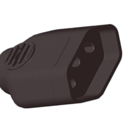 Pino Femea 2 Polos+Terra Ilumi 10A Preto 1432Pct - Kit C/10 Pino Femea 2 Polos+Terra Ilumi 10A Preto 1432Pct - Kit C/10