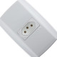 Conjunto Ilumi Slim 4X2 Branco Com Placa (1Tomada 10A) 80150 Conjunto Ilumi Slim 4X2 Branco Com Placa (1Tomada 10A) 80150
