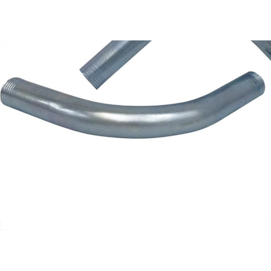 Curva Eletroduto Perfilaco Aco Galvanizado 90X1/2'' Ce001 - Kit C/10 Curva Eletroduto Perfilaco Aco Galvanizado 90X1/2'' Ce001 - Kit C/10