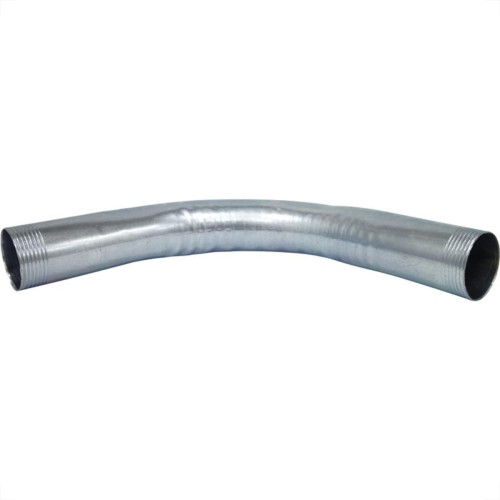 Curva Eletroduto Perfilaco Aco Galvanizado 90X1.1/4'' Ce004 - Kit C/5 Curva Eletroduto Perfilaco Aco Galvanizado 90X1.1/4'' Ce004 - Kit C/5