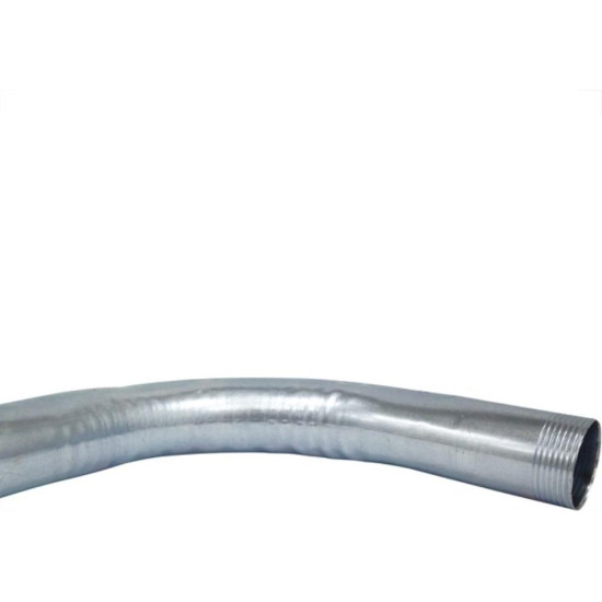 Curva Eletroduto Perfilaco Aco Galvanizado 90X1.1/4'' Ce004 - Kit C/5 Curva Eletroduto Perfilaco Aco Galvanizado 90X1.1/4'' Ce004 - Kit C/5