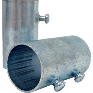 Conector Reto Aco Galvanizado Perfilaco  3/4'' Conec02 - Kit C/20