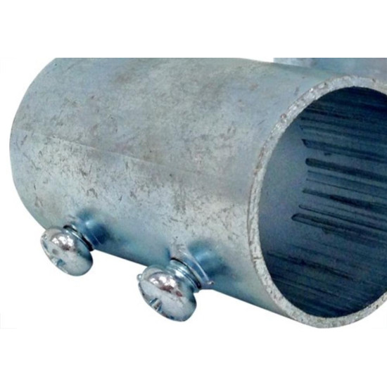 Conector Reto Aco Galvanizado Perfilaco 3/4'' Conec02 - Kit C/20 Conector Reto Aco Galvanizado Perfilaco 3/4'' Conec02 - Kit C/20