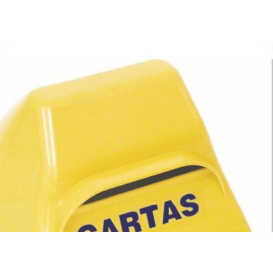 Caixa Carta Enerlux Plastica ''Correio'' Amarela 101 Caixa Carta Enerlux Plastica ''Correio'' Amarela 101