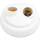 Plafonier Pvc Enerlux Soquete Duplo Branco 620 Plafonier Pvc Enerlux Soquete Duplo Branco 620