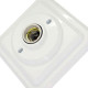 Plafonier Pvc Enerlux Branco Quadrado Soquete Porcelana E27 613 Plafonier Pvc Enerlux Branco Quadrado Soquete Porcelana E27 613