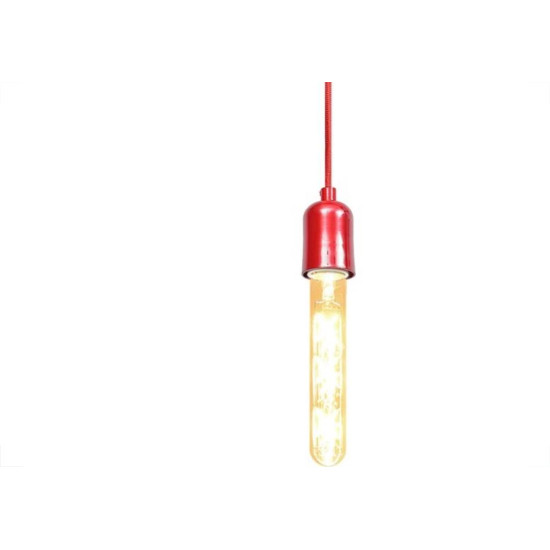 Luminaria Pendente Condulai Enerlux Solaris Vermelha Para Lampada Filamento 6474 Luminaria Pendente Condulai Enerlux Solaris Vermelha Para Lampada Filamento 6474